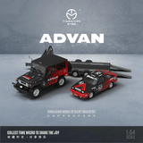Time Micro - Toyota FJ40 & Toyota AE86 "Advan" Trailer Set - Top CollectiblesDiecastTime Micro