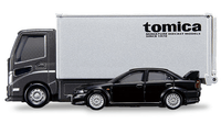 Tomica - Mitsubishi Lancer Evolution VI GSR w/ Transporter - Premium Series - Top CollectiblesDiecastTakara Tomy