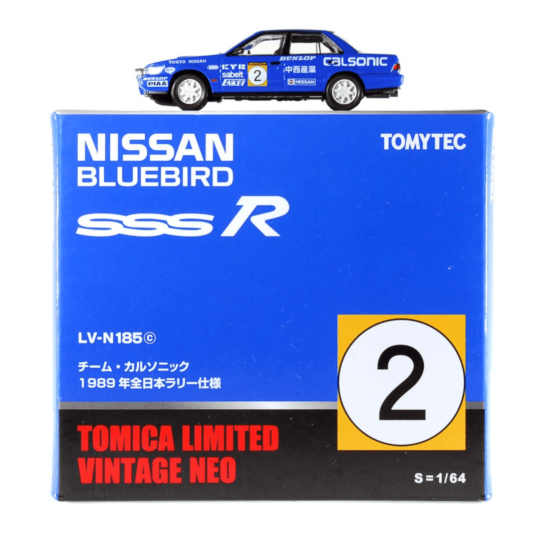 Tomica - Nissan Bluebird SSS R - Limited Vintage Neo Series - Top CollectiblesDiecastTakara Tomy