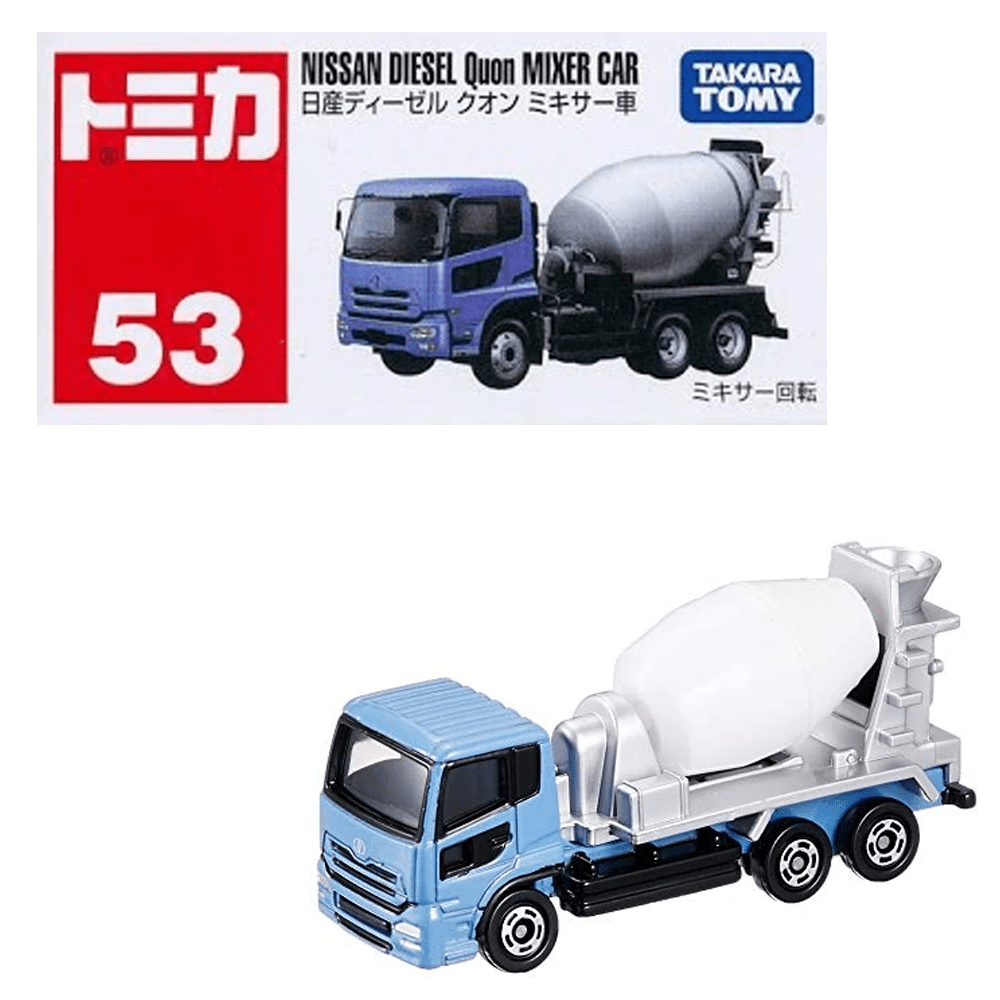 Tomica - Nissan Diesel Quon Mixer Car - Top CollectiblesDiecastTakara Tomy