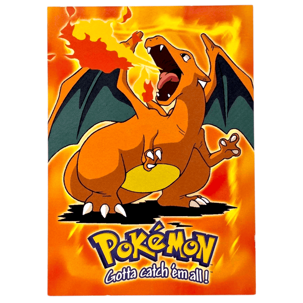 Topps - Charizard E6 - Non - Holo - 1999 Pokemon TV Animation Series - Top CollectiblesCollectible CardsPokémon