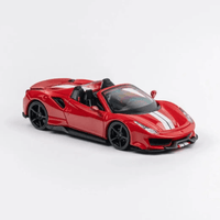 TPC - Ferrari 488 Pista Spider "Novitec" - Red *Limited to 799 Units* - Top CollectiblesDiecastTPC