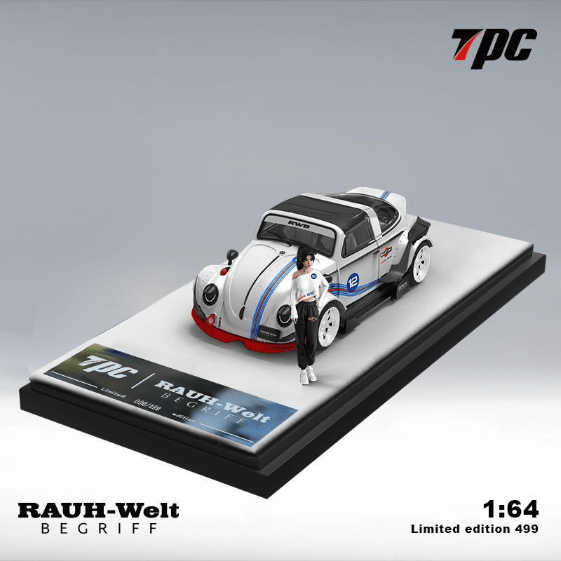 TPC - Volkswagen Beetle Targa RWB "Martini" w/ Figure - Top CollectiblesDiecastTPC