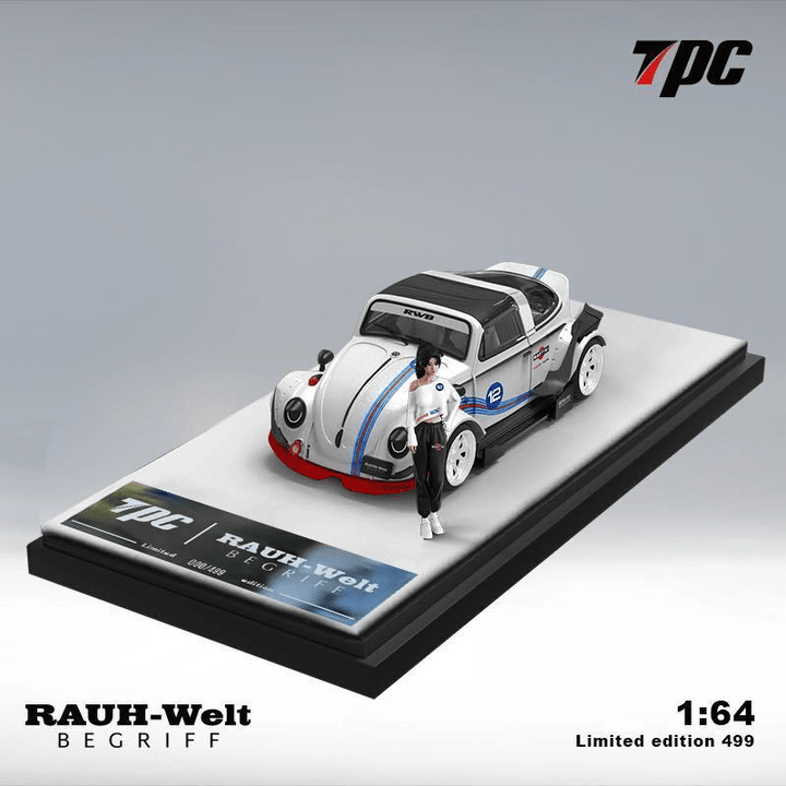 TPC - Volkswagen Beetle Targa RWB "Martini" w/ Figure - Top CollectiblesDiecastTPC