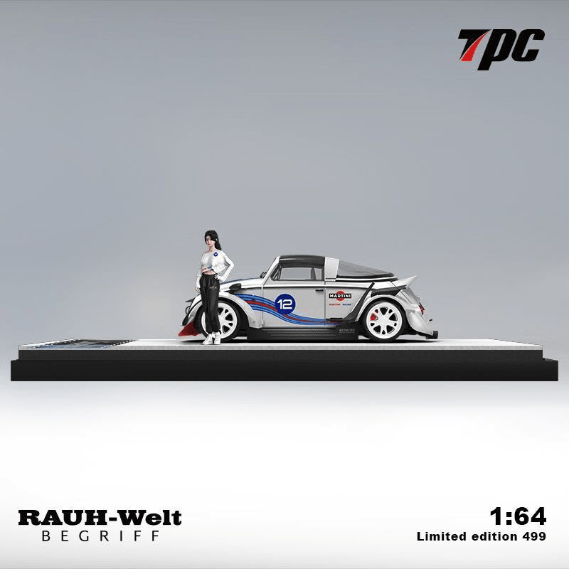 TPC - Volkswagen Beetle Targa RWB "Martini" w/ Figure - Top CollectiblesDiecastTPC