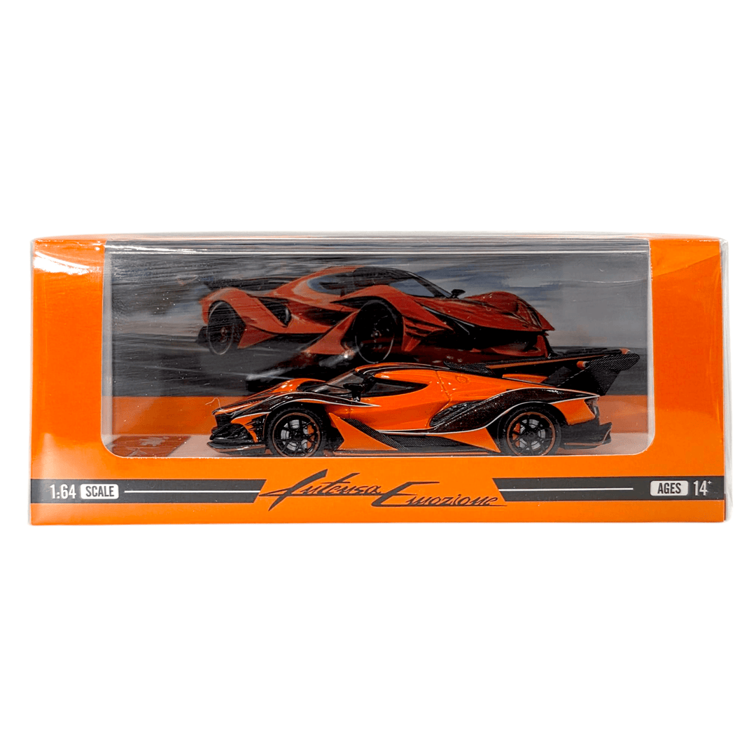 TPC x Peako Resin - Apollo IE Intensa Emozione - Orange w/ Black Stripes - Top CollectiblesDiecastTPC