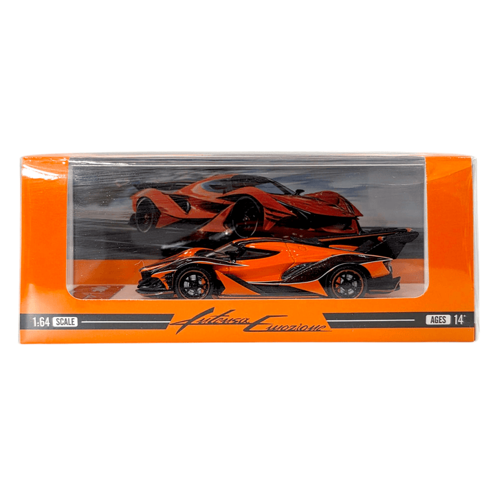 TPC x Peako Resin - Apollo IE Intensa Emozione - Orange w/ Black Stripes - Top CollectiblesDiecastTPC