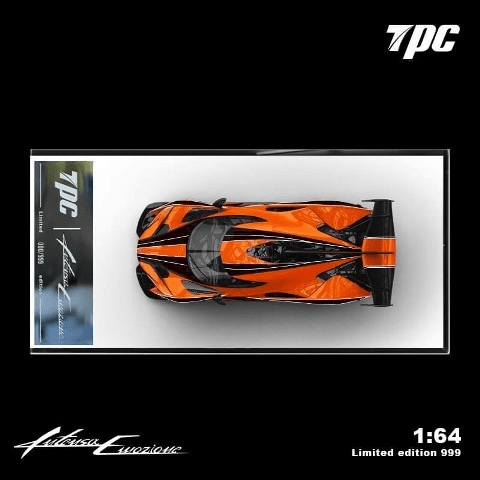TPC x Peako Resin - Apollo IE Intensa Emozione - Orange w/ Black Stripes - Top CollectiblesDiecastTPC