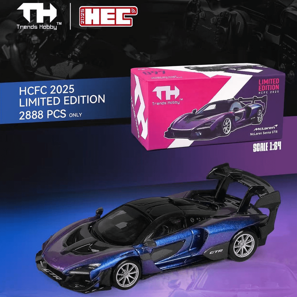 Trends Hobby - McLaren Senna GTR Magic Purple *HCFC 2025 Limited Edition* - Top CollectiblesDiecastTrends Hobby