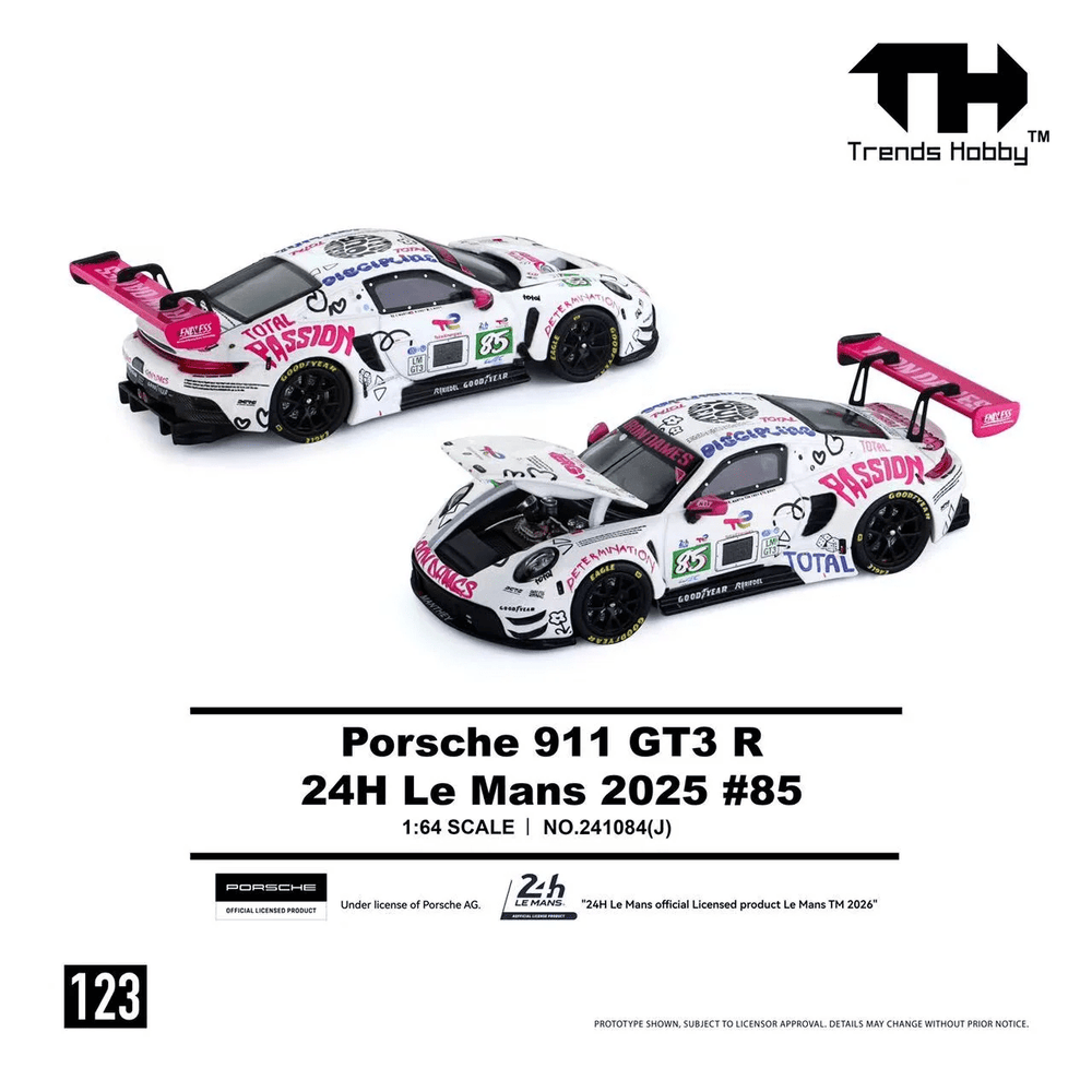 Trends Hobby - Porsche 911 GT3 R - LeMans 24H 2025 #85 - Top CollectiblesDiecastTrends Hobby