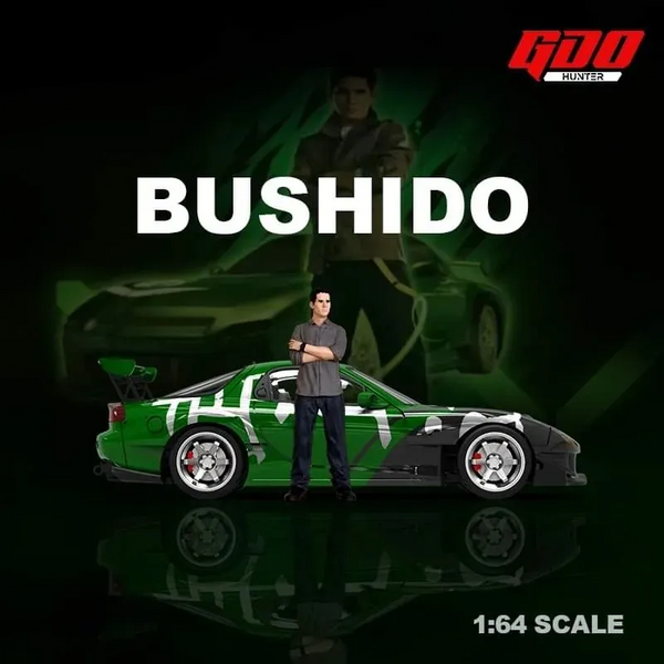 Time Micro x GDO - Mazda RX-7 Kenji "Bushido - Need for Speed Carbon" w/ Figure