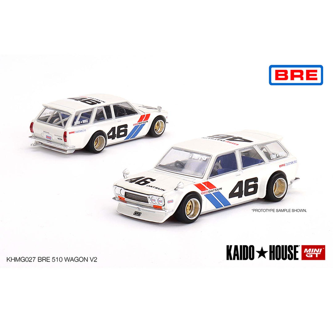 Kaido House x Mini GT - Datsun 510 Wagon BRE Version 2 - Top CollectiblesDiecastMini GT