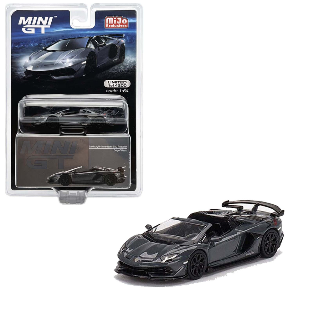 Mini GT - Lamborghini Aventador SVJ Roadster - Griglio Telesto - Top CollectiblesDiecastMini GT