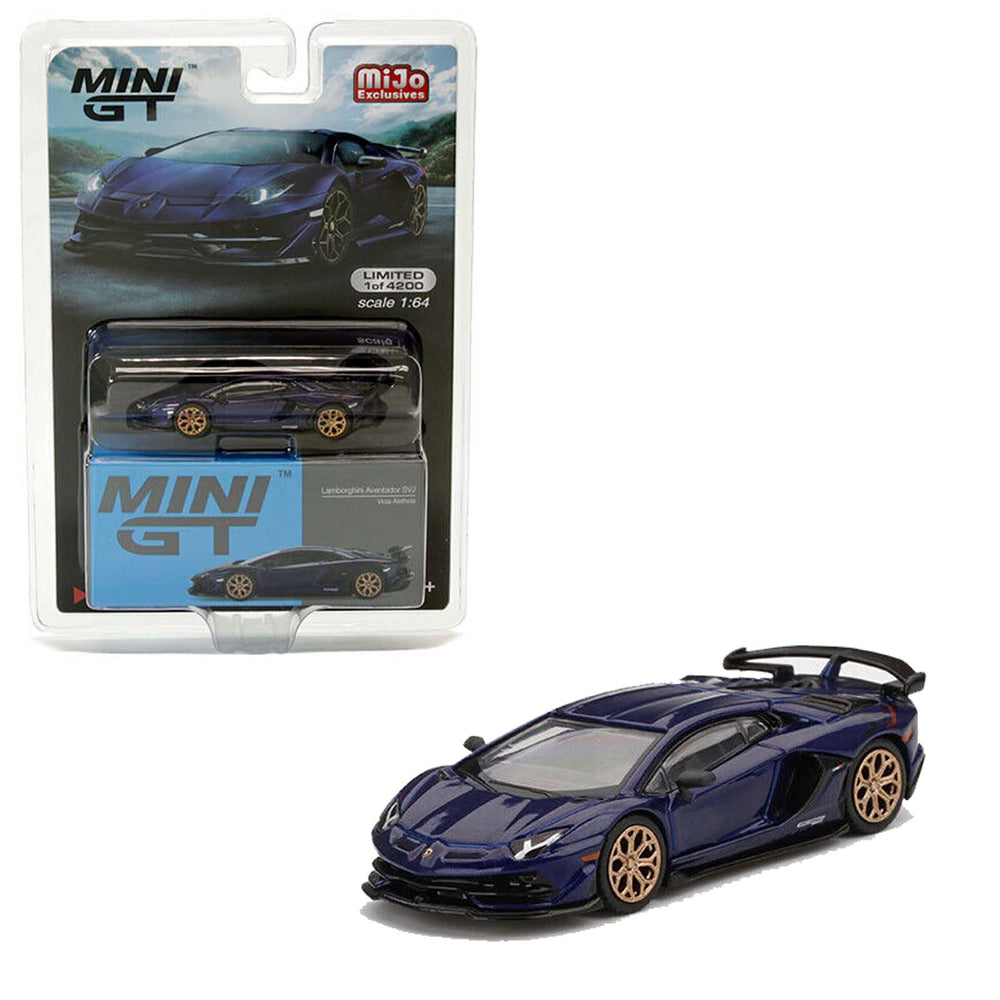 Mini GT - Lamborghini Aventador SVJ - Viola Aletheia - Top CollectiblesDiecastMini GT