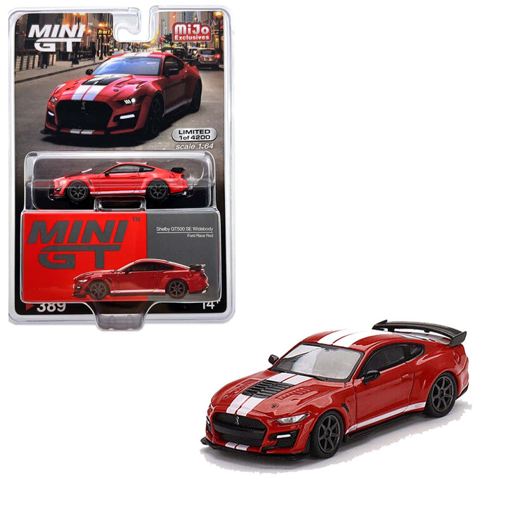 Mini GT - Shelby GT500 SE Widebody - Ford Race Red - Top CollectiblesDiecastMini GT